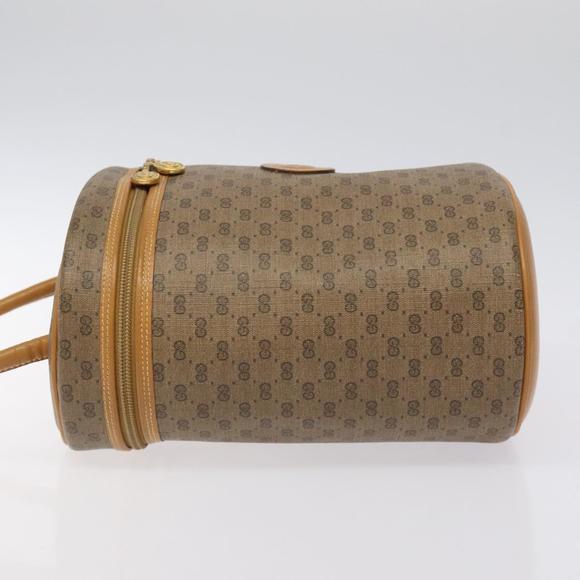 GUCCI Micro GG Supreme Shoulder Bag PVC Beige Gold Auth 126100 - Picture 5 of 16